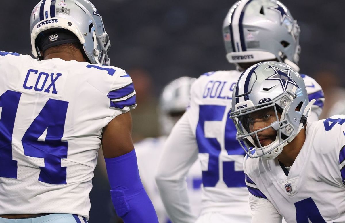 Jabril Cox and Dak Prescott